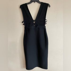 Women’s sexy S Sexy Deep V Plunge sleeveless bodycon dress